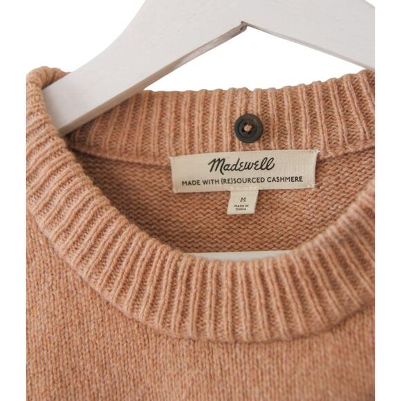 Madewell (Re)sourced Cashmere Wool Pullover Sweater Ballet Pink - Picture 3 of 5